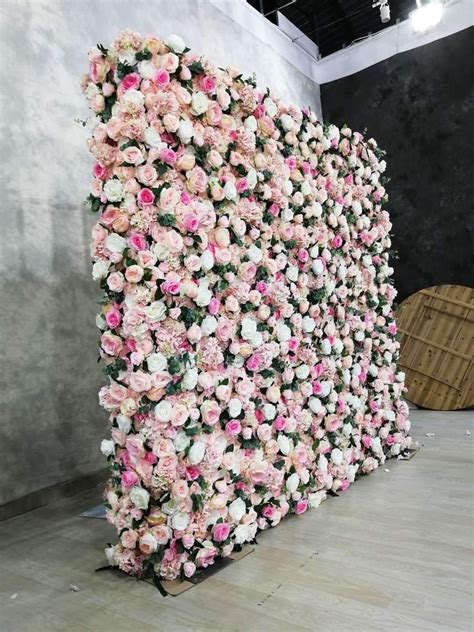 Perfectly Pink Flower Wall Flower Wall Rental Flower Wall Wedding Flower Wall Backdrop
