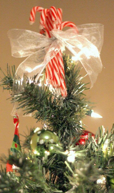 Candy Cane Tree Topper Christmas Crafty Christmas Holidays