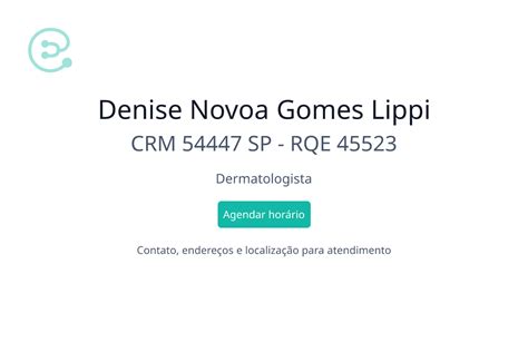 Denise Novoa Gomes Lippi Especialista Dermatologista Em Sorocaba Sp