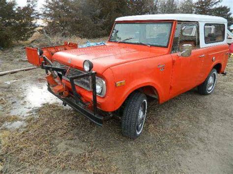 Purchase Used 1970 International Harvester Scout 800 6cly