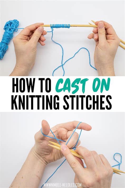 How To Cast On Knitting Stitches For Beginners Want To Learn How To Knit Then Cast On