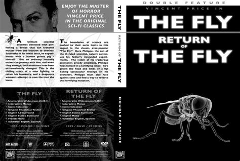 The Fly Double Feature Movie Dvd Custom Covers 280fly Dvd Covers