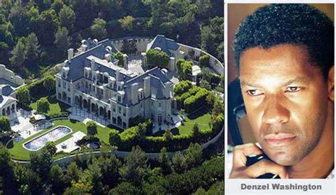 Homes Of Hollywood Celebrities Denzel Washington Hollywood Celebrity Home