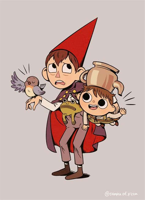 Wirt Gregory And Beatrice Over The Garden Wall Drawn By Tempizza