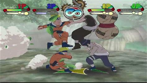 Naruto Clash Of Ninja 2 Part 1 4 Players 4k60 Youtube