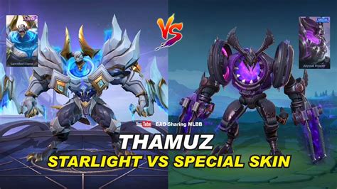 Thamuz Starlight Skin Vs Special Skin Comparison Sanctified Flame