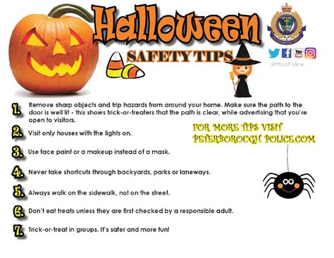 2019 Halloween Safety Tips Downtown Flat Rock