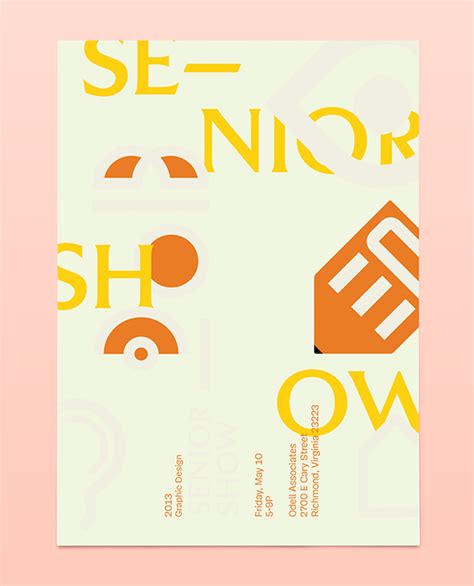 Vcu Graphic Design Senior Show Poster On Behance