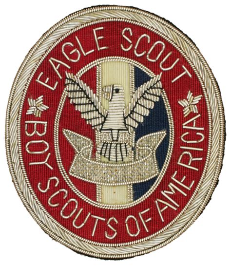 Boy Scouts Of America Bsa Tenderfoot Rank Patch 1970s Oval Eagle Sew On