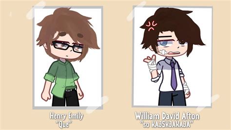 Fnaf School Yearbook Meme Ft Henry Emily And William Afton