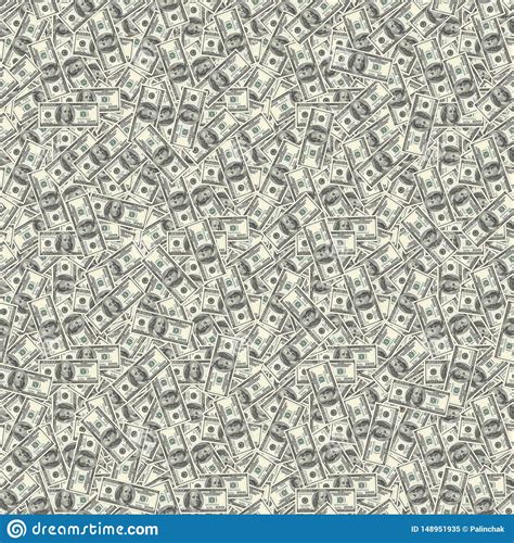 Seamless Texture Of Bills Stock Image Image Of Bill 148951935
