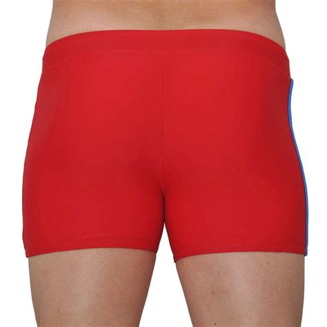 Buy A Swimsuit For Man Icu Brand Red Short