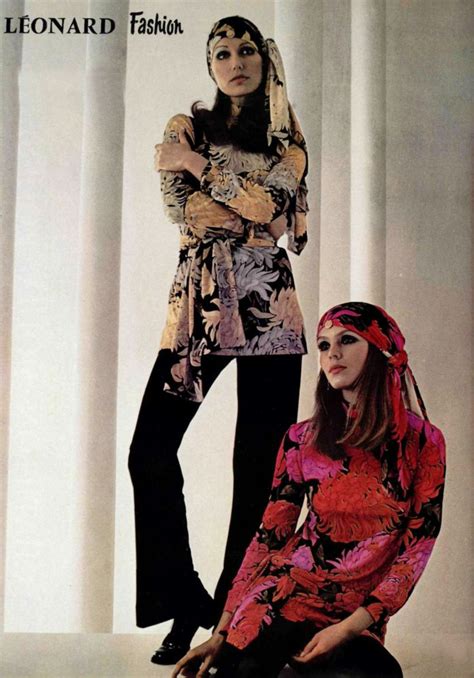 1969 Leonard Paris Sixties Fashion Woodstock Fashion Late 60s Fashion