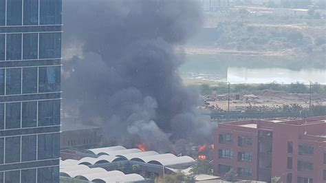 Major fire breaks out in GIFT City Gandhinagar building | DeshGujarat