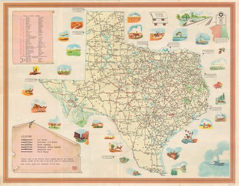 Large Map Of Texas State Parks