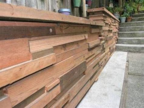 It took a day to rip out the old, collapsing how do you create nice corners when building a wall with these concrete blocks (walls, concrete block, etc.)? Wood Retaining Wall Design Example | The Interior Design ...