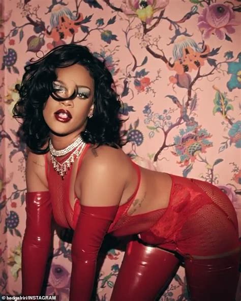 Rihanna Looks Ready For An Early Valentines Day As She Shows Off Her
