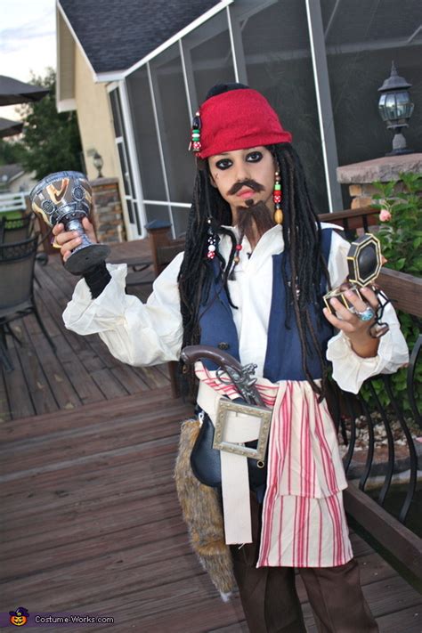 Captain Jack Sparrow Halloween Costume For Boys