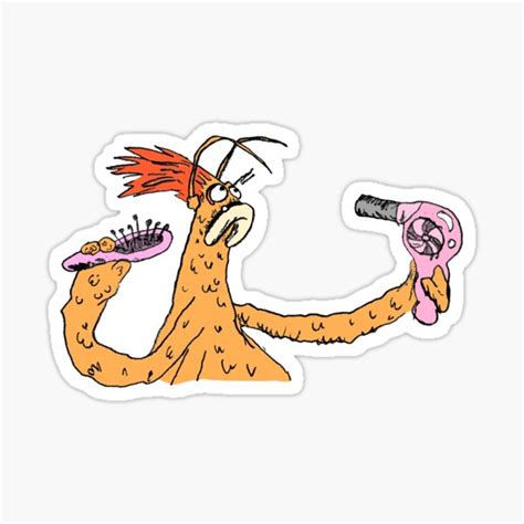 Pepe The Naked Classy Prawn Sticker For Sale By Spikysquid Redbubble