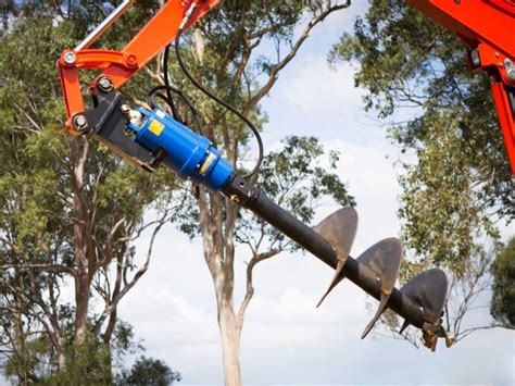 Digger Mounted Post Hole Borers And Augers For Hire