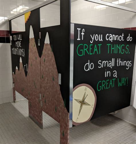 Inspiration Stalls Boys School Bathroom Stall Art Makeover And