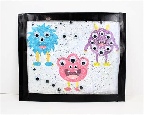 Monster Googly Eye Sensory Bag With Free Template The Craft At