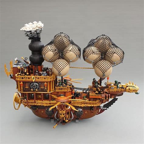 Steampunk Airship This Is My Steampunk Airship That Is A P Flickr
