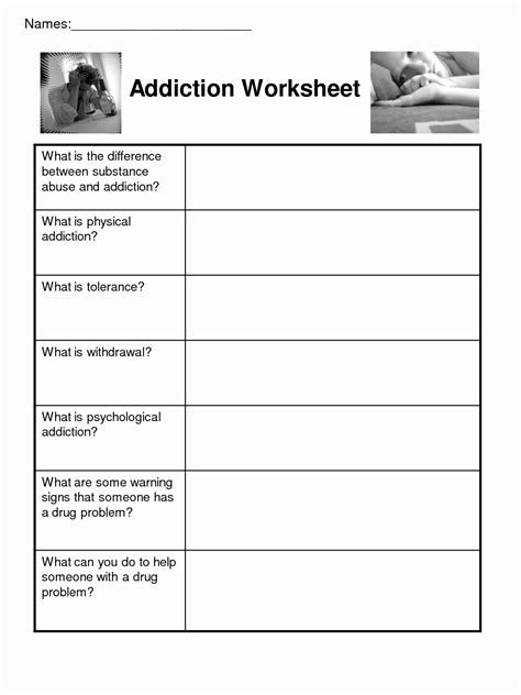 Therapy Aids Worksheets