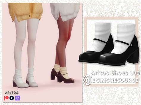 The Sims Resource Heels With Socks 109