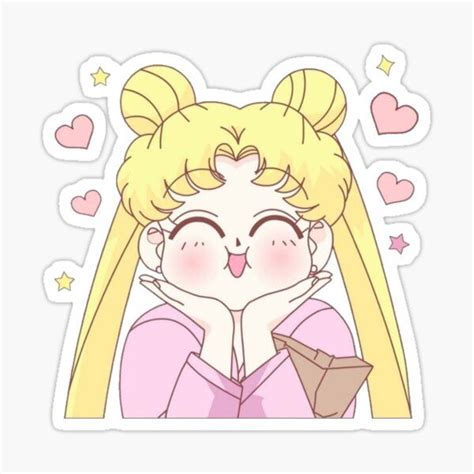 Sailor Moon Stickers Cute Stickers Anime Stickers Print Stickers