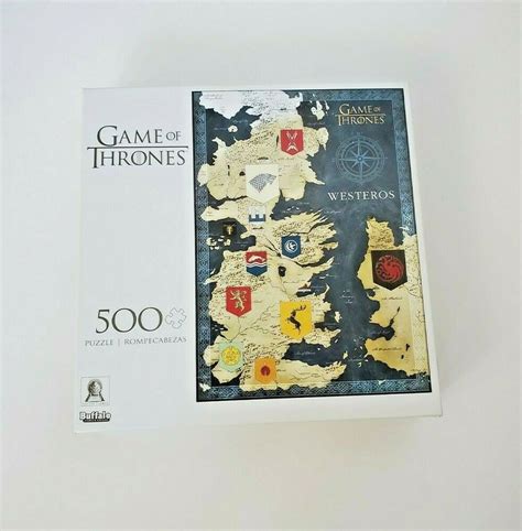 Game Of Thrones Westeros Westeros Map Buffalo Games Piece Jigsaw Puzzles Handmade Items