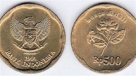 Benarkah Uang Logam 500 Rupiah Tahun 1991 Mengandung Emas Begini