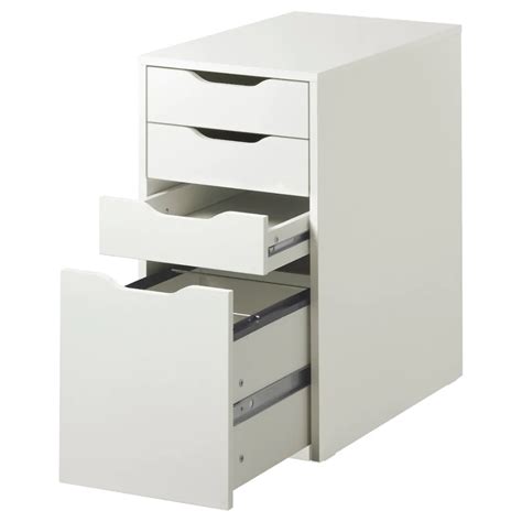 ALEX Drawer Unit Drop File Storage White X IKEA