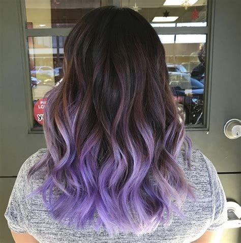 Purple Ends Purple Hair Tips Purple Ombre Hair Ombre Hair