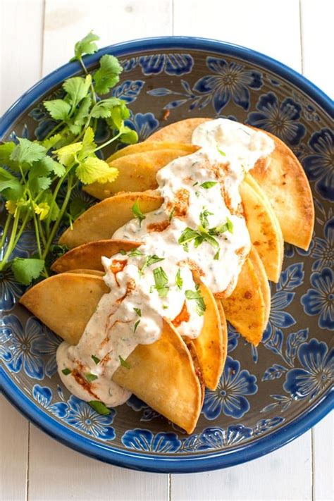 Stir in corn and taco seasoning. Tacos dorados de papa - crispy mashed potato fried tacos ...