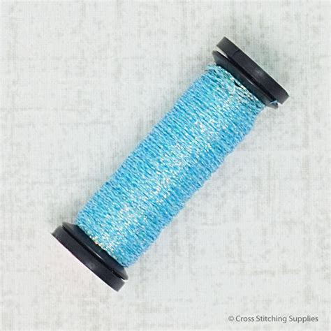 Kreinik 4 Braid 094 Star Blue 11 Meters Metallic Thread