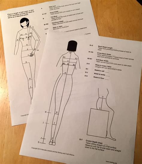 Body Measurements Fitting And Sewing Projects C Sews