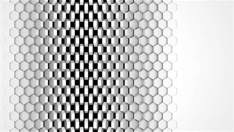White Hexagon Background Wipe Diagonal High Tech 3d Animation 4k