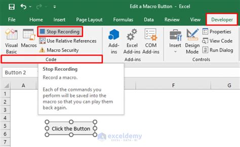 How To Edit A Macro Button In Excel 5 Easy Methods ExcelDemy