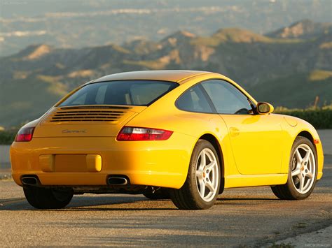 2006 Yellow Porsche 911 Carrera Coupe Wallpapers