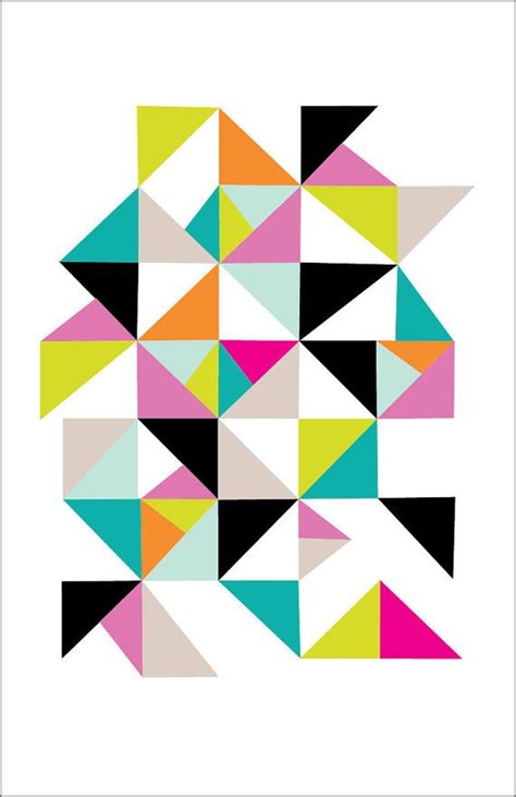 Love The Colors In This Print Geometric Art Geometry Art Geometric