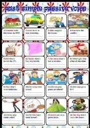 Gerunds are used after prepositions and verbs normally followed by a gerund. English worksheets: passive voice past simple