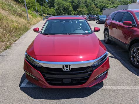 New 2020 Honda Accord Hybrid Ex L In Radiant Red Metallic Greensburg