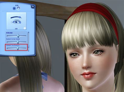 The Sims Resource Sclub Eyelash Slider