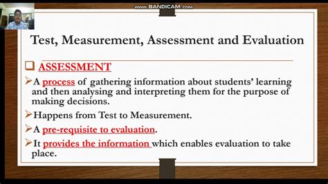 Test Measurement Assessment And Evaluation Norm And Criterion