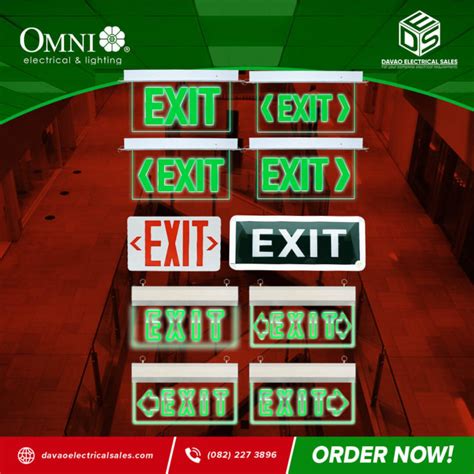 Omni Exit Signs Davao Electrical Sales