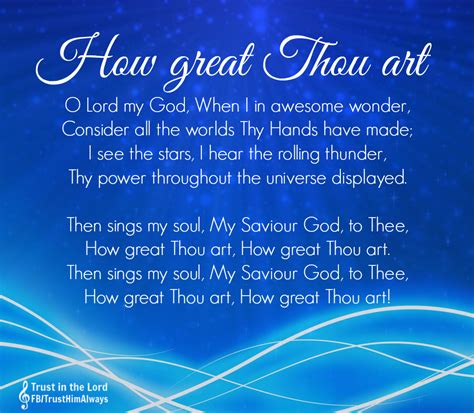 Seeking Jesus How Great Thou Art
