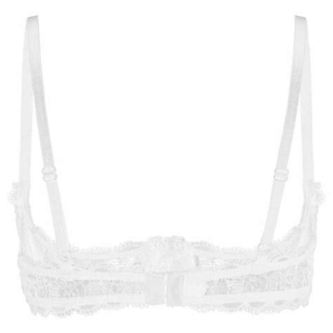 Uk Sexy Women 14 Cup Bra Sheer Lace Netted See Through Underwired Non