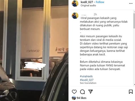 Viral Sejoli Diduga Mesum Di Kafe Kawasan Senopati Jaksel Polisi Turun Tangan