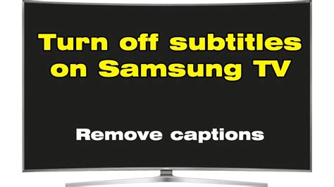 How to turn on or off subtitles during playback on roku. How to turn off subtitles on Samsung TV (Turn off captions ...